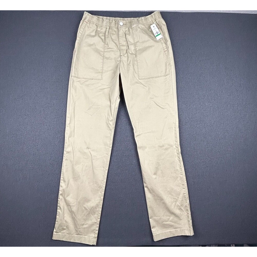 Tommy Bahama Boracay‎ Pants Mens Large 32x34 Kahki Lightweight Pull On Drawcord